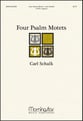 Four Psalm Motets SATB Singer's Edition cover